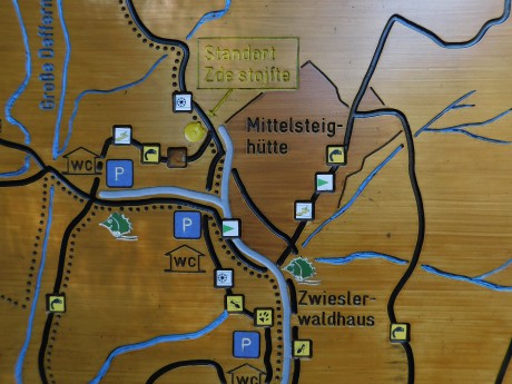  mapa k rezervaci MIttelsteighütte